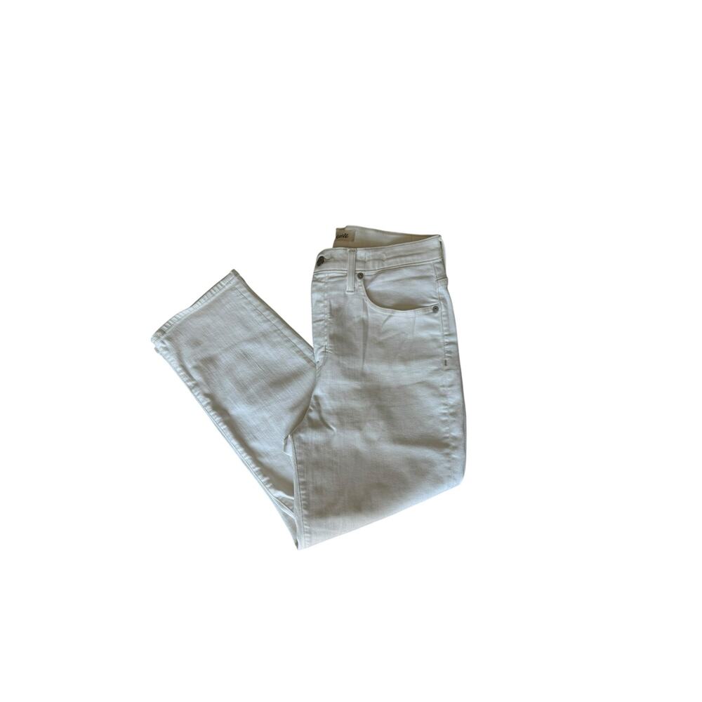 Madewell Classic Straight White Jeans Size 29P